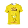 thumbnail image 2 of Looney Tunes Tweety Unisex Short Sleeve T Shirt Daily Novelty 3D Printed T-Shirts Soft Comfortable Tee Shirt Top For Men And Women, 2 of 7