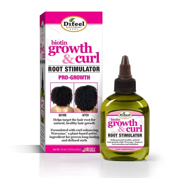 Difeel Growth and Curl Biotin Pro-Growth Root Stimulator 2.5 oz.