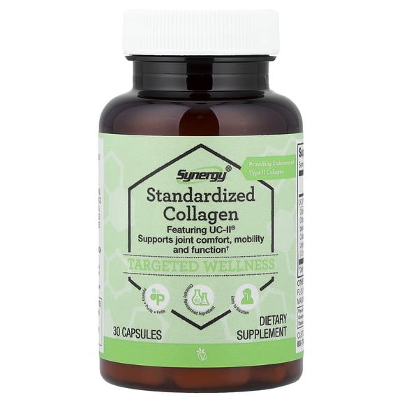 Vitacost Synergy®, Standardized Collagen, 30 Capsules (40 mg per Capsule)