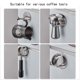 thumbnail image 4 of 2 Soportes para Portafiltros de Café para Montaje en Pared, Soporte Autoadhesivo para Portafiltros de Espresso de 51/53/58 mm, 4 of 5