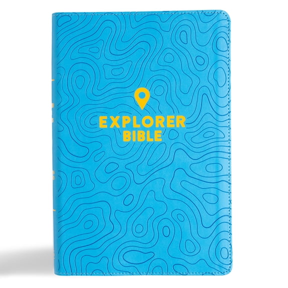 Explorer Bible for Kids CSB Explorer Bible for Kids, Sky Blue Leathertouch: Placing God's Word in the Middle of God's World, (Hardcover)