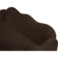 thumbnail image 5 of Bowery Hill Contemporary Soft Brown Teddy Durable Fabric Sofa, 5 of 17