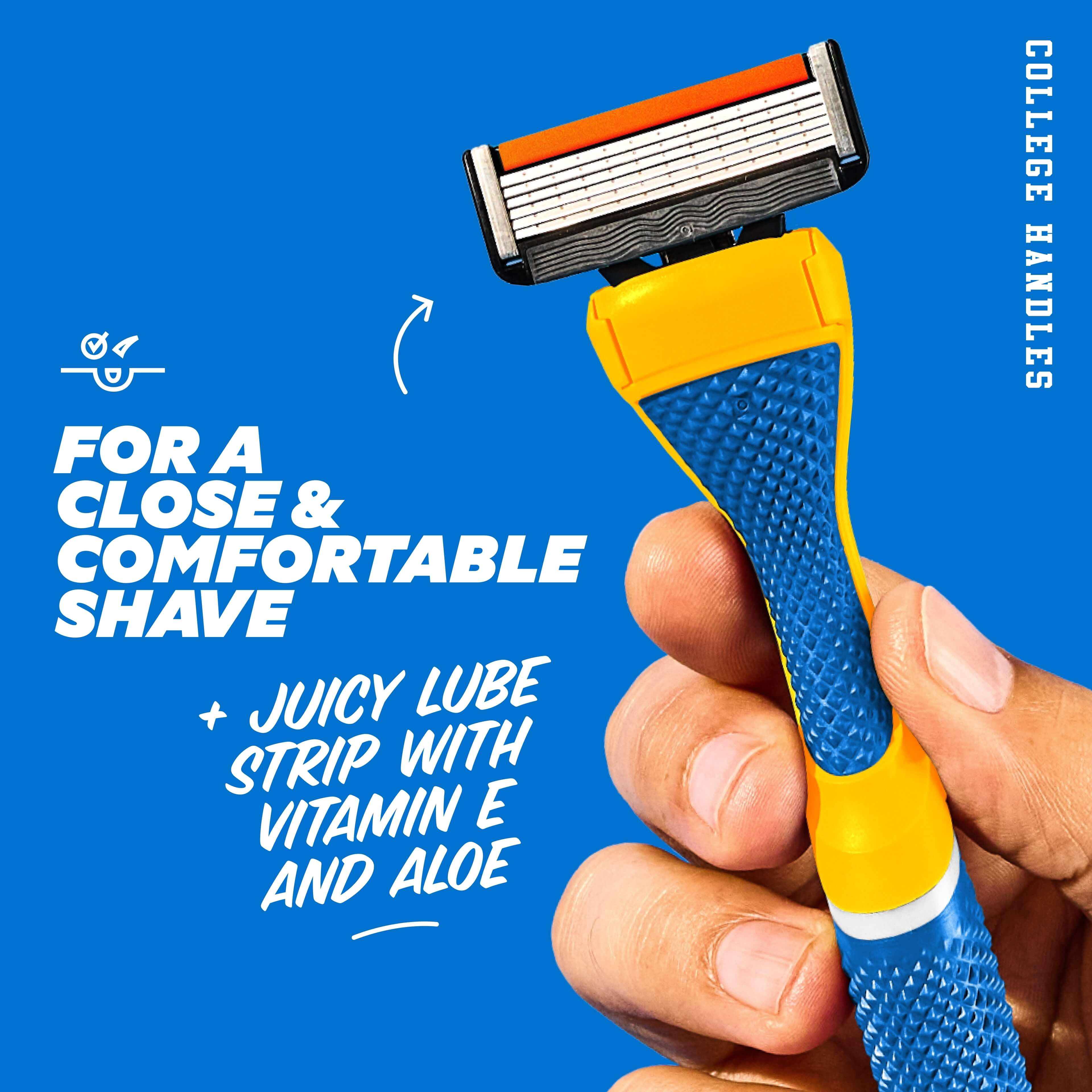 Dollar Shave Club UCLA 6-Blade Razor Starter Set
