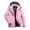 Solid color, variant on Jacenvly Winter Jackets for Women New Comfortable Warm Fleece Womens Coats Solid Hooded Zipper Pocket Mid-Length Dresses for Women Loose Fashion Womens Long Sleeve Tops