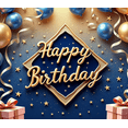 thumbnail image 3 of Decorative Design Happy Birthday Banner Party Decoration Balloon Decoration for Birthday Party Celebration Event Decoration, 3 of 7