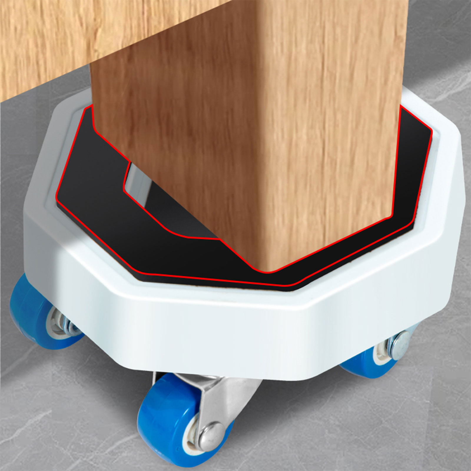 Sofa Mover Roller Wheel Set Heavy Duty Furnitures Mover Lifting Moving Furniture Helper Appliance Slider for Washer