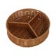 thumbnail image 3 of Cestas de pan tejidas de Mimbre Sunnimix Bandeja de almacenamiento tejida a mano Diámetro 28cm, 3 of 8
