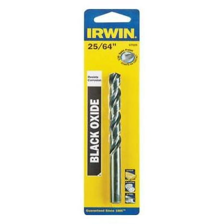 

Irwin 25/64 in. X 5-1/8 in. L High Speed Steel Drill Bit 1 pc