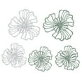 thumbnail image 2 of Arte de pared con flores de metal, 5 piezas Arte de pared con flores de metal Arte de pared con flores de metal Arte colgante de pared con resultados impresionantes, 2 of 12