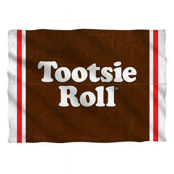 Trevco Tootsie Roll/Wrapper (Front/Back Print) Pillowcase