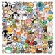 thumbnail image 1 of 100 pegatinas pegatinas de graffiti de animales pequeños, animales temáticos animados, 1 of 5