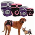 thumbnail image 1 of Washable Female Dog Diapers, Reusable Doggie Diaper Wraps For Female Dogs, Super-absorbent And Comfortable, 1 of 4