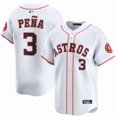 thumbnail image 1 of Camiseta clásica de béisbol local de Jeremy Peña, blanca, de los Houston Astros, con número de estrella bordado.-S, 1 of 2