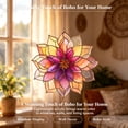 thumbnail image 6 of 6in Suncatcher Window Hanging Decor, Bohemian Flower Colorful Pendant for Home, Garden, Gifts, 6 of 6