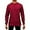 Burgundy, variant on Access Men's Heavyweight Long Sleeve Thermal Crew Neck Top (Black, Small)