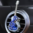 thumbnail image 6 of Hovmgk Car Gas Vent Aromatherapy, Guitar Shape Deodorizer, Long-Lasting Fragrance Diffuser for Car, 360° Rotating Clip, Metallic Aromatherapy for Vehicle, Fresh Scent, 6 of 8
