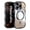 Black, variant on Decase for iPhone 16 Pro Magnetic Case Clear Back Cover,Compatible with Mag-Safe,Full Camera Protection,Cute Wave Frame,Electroplated Wavy Bumper Shockproof TPU Phone Case,Gold
