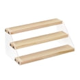 thumbnail image 1 of segolike Wooden Display Rack CounterTop Organizer Riser Stand Acrylic Kitchen 3 layer, 1 of 9