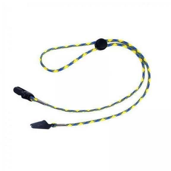 Milageto 2xAdjustable Hat Strap Clip Hat Retainer for Outdoor Activities Sports Boating Yellow Blue