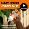 thumbnail image 5 of Gorilla All Purpose Wood Filler, White Wood Filler, 6 Ounce Tube - Water Resistant for Indoor or Outdoor Projects and Repairs, 5 of 9