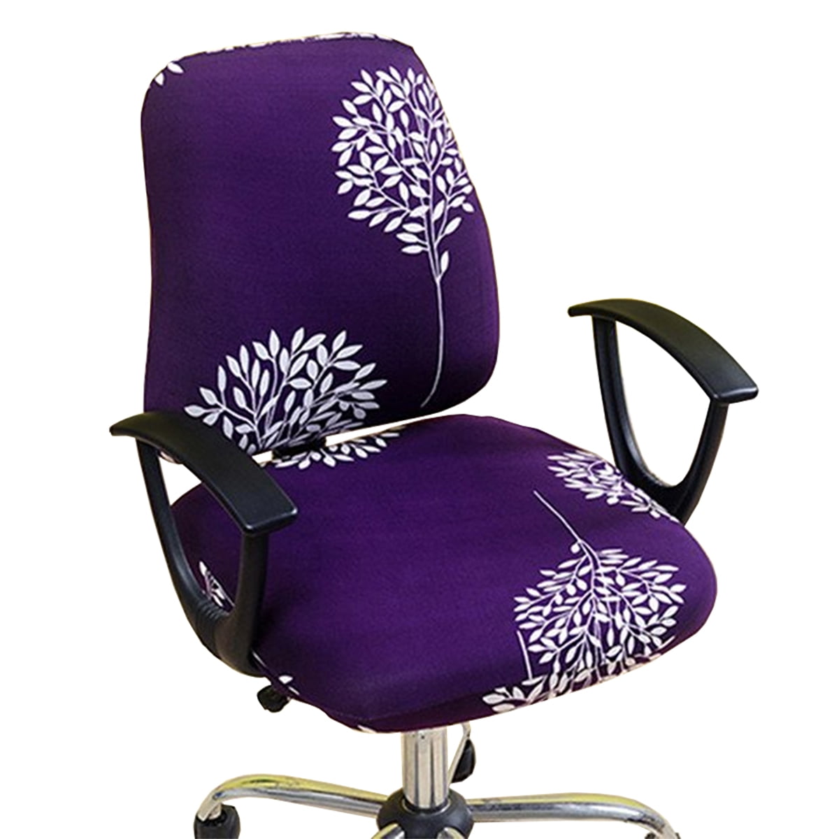 Details about   Split Computer Office Rotating Chair Cover Slipcover Stretch Seat Covers Decor 