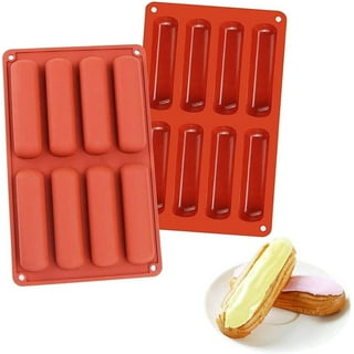 JOERSH 2pcs Granola Bar Mold, Rectangle Silicone Candy Molds for