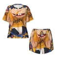 thumbnail image 4 of Lsque Sml Jeffy Women's Short-Sleeved Pajama Set - 2 Piece Soft and Lightweight Sleepwear Set-Small, 4 of 9
