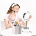 thumbnail image 2 of Organizador de Brochas de Maquillaje, Portalápices Giratorio 360° (Blanco), 2 of 4