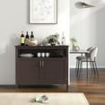 thumbnail image 2 of Buffet Cabinet with Storage, Freestanding Kitchen Cabinet with Adjustable Shelf, Storage Sideboard Console Table, 2 of 18