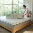 Novilla 4 inch Cooling Gel Memory Foam Mattress Topper Dual Layer, King