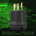 thumbnail image 3 of Ccdes NEMA L5-30 Plug,NEMA L5-30 30A 125V 3 Wire Twist Lock Electrical Plug Connector, Plug Connector, 3 of 7