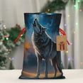 thumbnail image 5 of Naloa Lonely Night Sky Wolf Drawstring Christmas Bags, 3D Xmas Gift Bags, Christmas Wrapping Bags, Xmas Goodie Bags, Treat Pouch Bags, Party Favor Bags-Small, 5 of 9