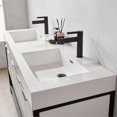 thumbnail image 6 of Marcilla 60" Double Sink Bath Vanity in White with One-Piece Composite Stone Top, 6 of 14