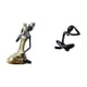 thumbnail image 5 of Estatua de la dama,Estatua de dama tribal africana,artesanías de cafetería hechas a mano,Figura de escritorio,Escultura abstracta de pensador para decoración de oficina y hogar.,Figura, 5 of 8