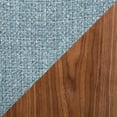 thumbnail image 2 of Fabrizzi Mid-Century Modern Adjustable Barstool With Swivel In Walnut And Blue Fabric - Set Of 2, 2 of 11