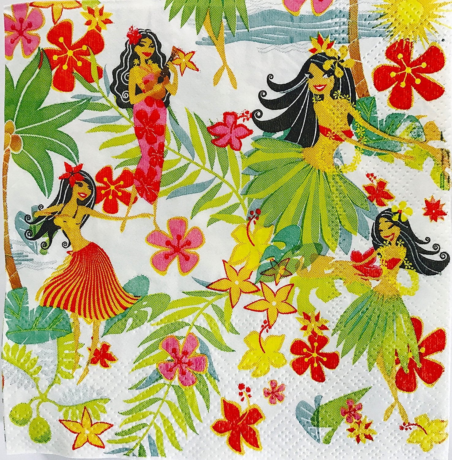 Island Hula Honeys Cocktail Napkins