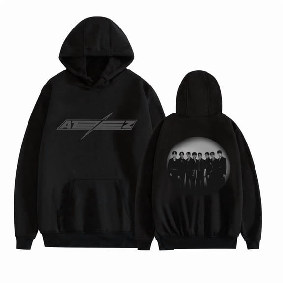 FOSSKOS ATEEZ Male idol Group Gift Give Fans Comfort Hoodies Unisex