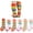 Assorted 6 Pairs, variant on Baby Girl Rainbow Striped Knee High Socks Non-Slip Uniform Tube Stockings Soccer Socks for Toddler and Child