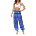thumbnail image 1 of Txlixc Pantalones de entrenamiento para mujer, estampado digital bohemio, pantalones de yoga sueltos con lado dividido Txlixc Estilo de ocio, 1 of 9