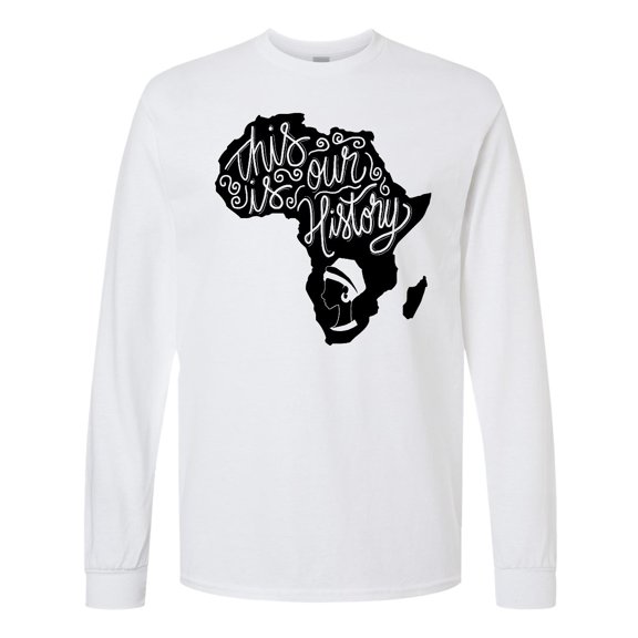 Inktastic This is Our History Black History Month Long Sleeve T-Shirt