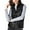 Black, variant on Innerwin Down Vests Sleeveless Ladies Waistcoat Work Stand Collar Lightweight Puffer Vest Navy Blue XL