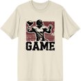 thumbnail image 3 of "Game" Sports Football Adult Natural Crew Neck Short Sleeve Tee-Medium, 3 of 4