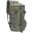 thumbnail image 2 of Fishing Bag Folding Cylindrical Large Capacity Fishing Tackle Backpack Travel Storage BagsMilitary Green, 2 of 9