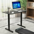 thumbnail image 3 of Gymax Electric Standing Desk Adjustable Stand up Computer Desk Anti-collision Black, 3 of 10