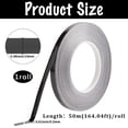 thumbnail image 2 of PET Edge Banding Adhesive Veneer Edge Trim for DIY Table Cabinet Furniture Decorative Trim Black 10x0.2mm about 50m/roll, 2 of 7
