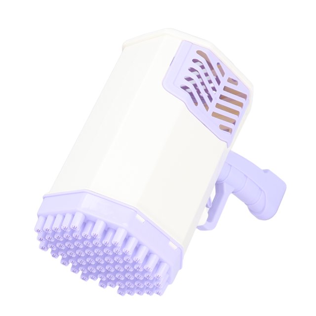 Máquina De Burbujas, Soplador De Burbujas De Regalo De Cumpleaños, Recargable, Lindo Para Actividades Al Aire Libre ANGGREK Púrpura+Blanco