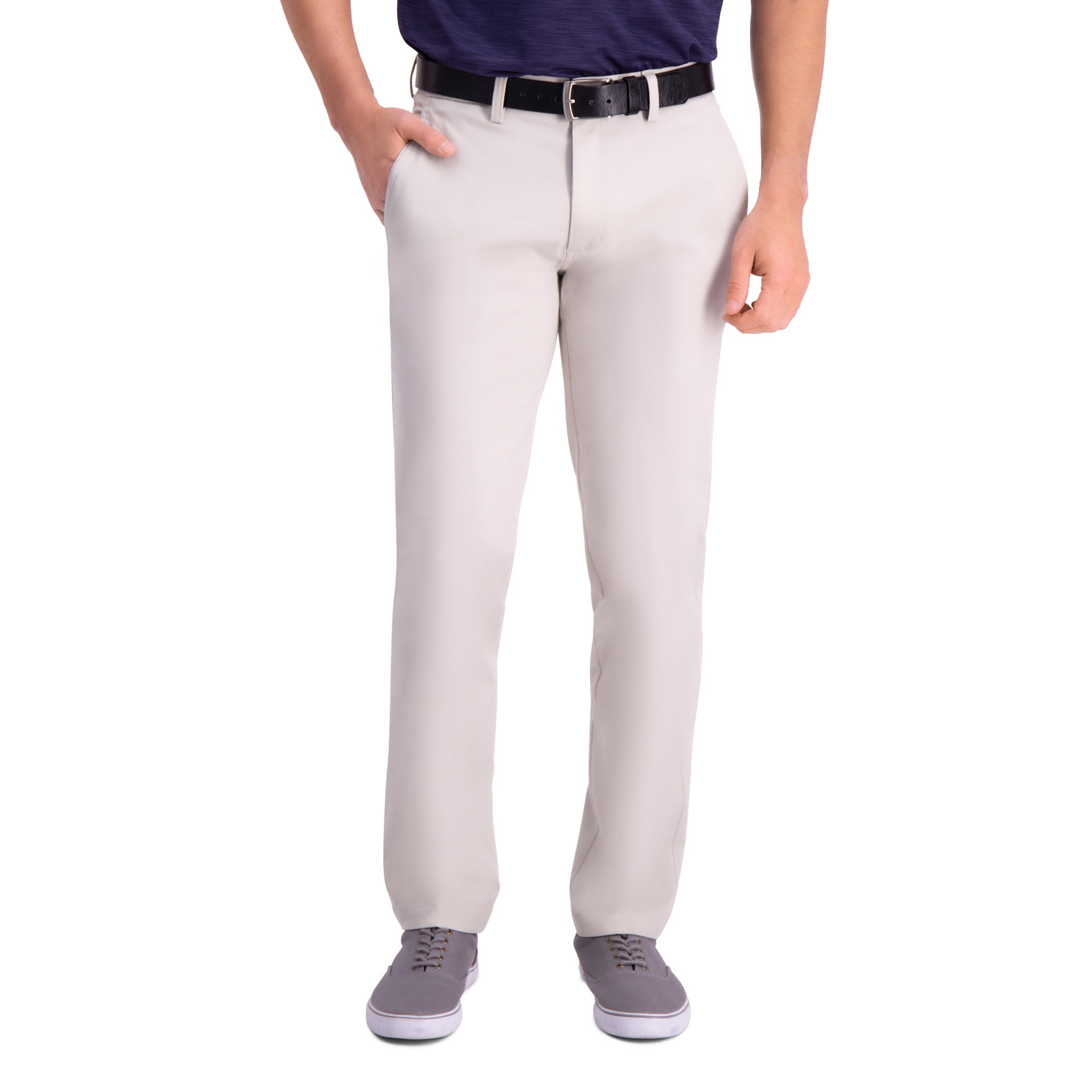 Haggar - Premium Comfort Khaki Pant Slim Fit HC80453 - Walmart.com ...