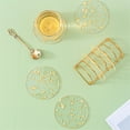 thumbnail image 5 of Placemat for Dining Room - Elegant Acrylic Gold Leaf Tea Temperature Retention Craft Coffee Mat for Home Kitchen Tabletop Use, 5 of 5