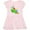 AD-Pink, variant on Inktastic Cute Caterpillar on Leaf Girls Toddler Dress