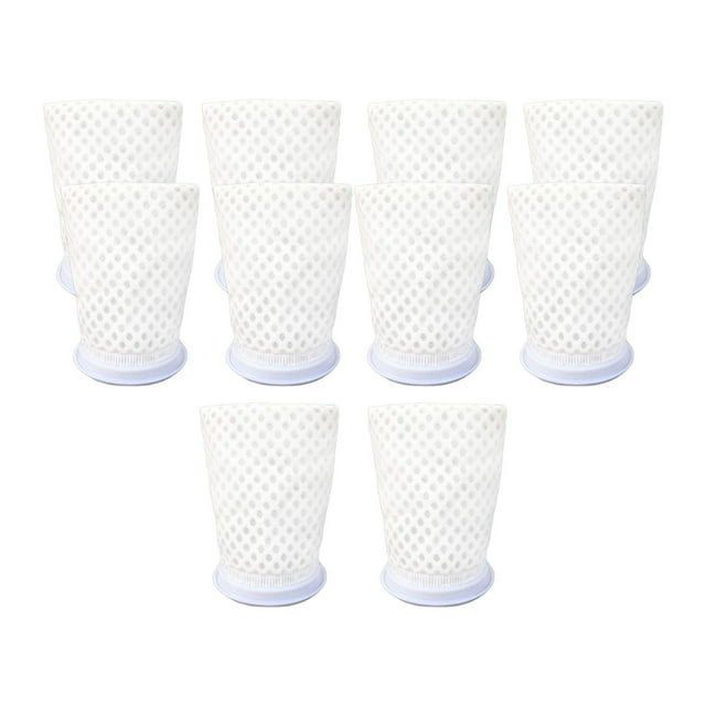 Milaget 10 Pieces Aquarium Bag Professional Debri Attachment Net Bag for Pond 20cm